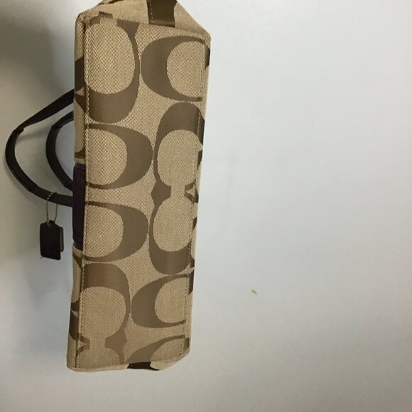 Coach Signature Stripe Tote - Picture 7 of 8